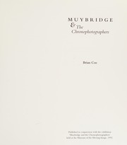 Cover of: Muybridge & the chronophotographers
