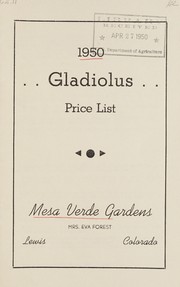 Cover of: Gladiolus by Mesa Verde Gardens