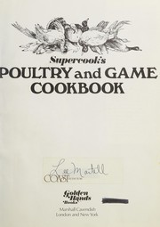 Cover of: Supercook's poultry and game cookbook