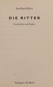 Die Ritter by Joachim Ehlers