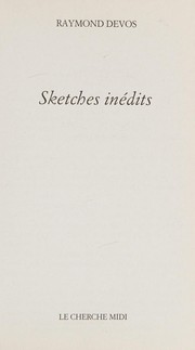 Cover of: Sketches inédits by Raymond Devos