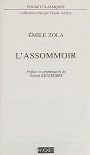 Cover of: L'assommoir