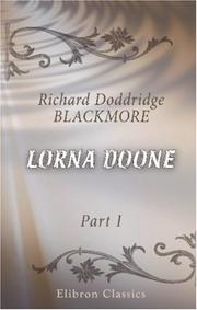 Cover of: Lorna Doone: Part 1