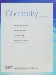 Cover of: General Chemistry by Kenneth W. Whitten, Raymond E. Davis, Larry Peck, George G. Stanley