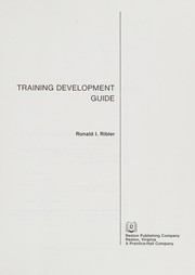 Cover of: Training development guide