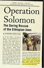 Cover of: Operation Solomon by Stephen Spector