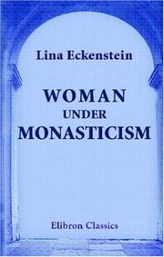 Woman under monasticism by Lina Eckenstein