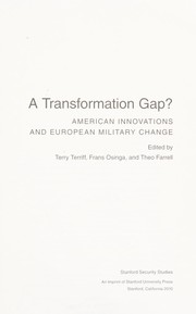 Cover of: A transformation gap?: American innovations and European military change