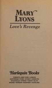 Cover of: Love's revenge by Mary Lyons