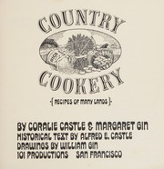 Cover of: Country cookery: recipes of many lands