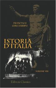 Cover of: Istoria d\'Italia by Francesco Giucciardini
