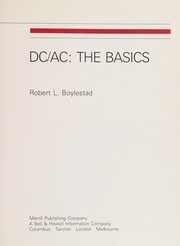 Cover of: DC/AC: the basics