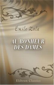 Cover of: Au Bonheur des Dames by Émile Zola