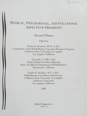 Medical, psychosocial, and vocational aspects of disability by Brodwin, Martin G. Brodwin, Fernando A. Tellez, Sandra Brodwin