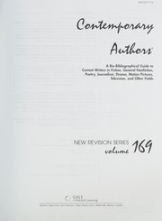 Cover of: Contemporary Authors New Revision (Contemporary Authors New Revision Series)
