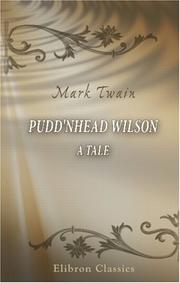 Cover of: Pudd\'nhead Wilson by Mark Twain