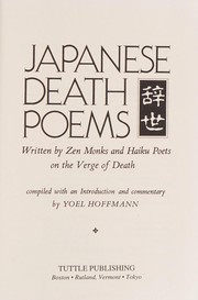 Japanese death poems = by Yoel Hoffmann
