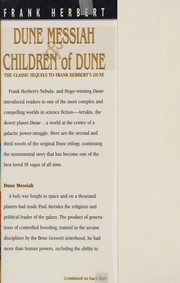 Cover of: Dune messiah & Children of Dune by Frank Herbert