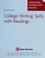 Cover of: College writing skills with readings