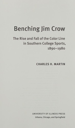 Benching Jim Crow by Charles H. Martin
