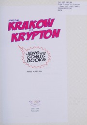 Cover of: From Krakow to Krypton: Jews and comic books