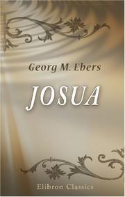 Cover of: Josua: Eine Erzählung aus biblischer Zeit