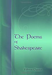 Cover of: The Poems of Shakespeare by William Shakespeare