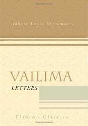 Cover of: Vailima Letters by Robert Louis Stevenson