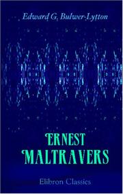 Cover of: Ernest Maltravers by Edward Bulwer Lytton, Baron Lytton