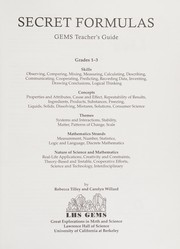 Cover of: Secret formulas: GEMS teacher's guide