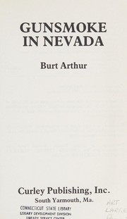 Cover of: Gunsmoke in Nevada by Burt Arthur