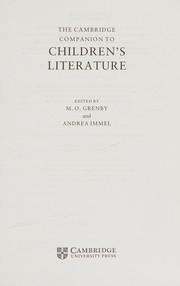 the-cambridge-companion-to-childrens-literature-cover