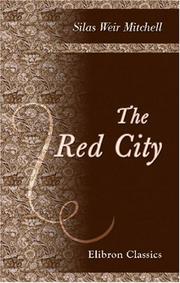 Cover of: The Red City: A Novel of the Second Administration of President Washington