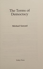 Cover of: The Terms of Democracy
