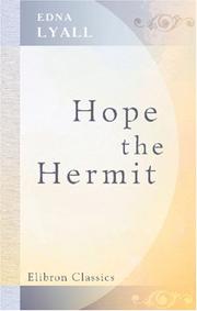 Cover of: Hope the Hermit by Edna Lyall