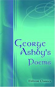 George Ashby's poems by George Ashby