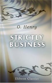 Cover of: Strictly Business by O. Henry