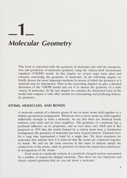 Cover of: The VSEPR model of molecular geometry