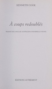 Cover of: À coups redoublés