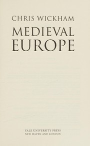 Cover of: Medieval Europe