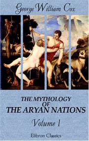 Cover of: The Mythology of the Aryan Nations by George W. Cox