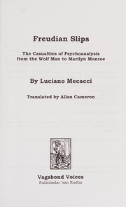 Cover of: Freudian slips by Luciano Mecacci