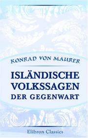 Cover of: Isländische Volkssagen der Gegenwart