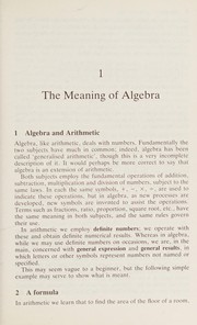 Cover of: Algebra by Abbott, P.