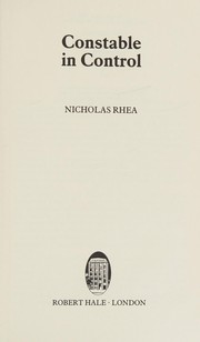 Cover of: Constable in control by Nicholas Rhea
