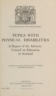 Cover of: Pupils with physical disabilities