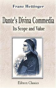 Cover of: Dante\'s Divina Commedia by Hettinger, Franz