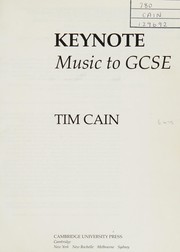 Cover of: Keynote: Music to GCSE and Standard Grade