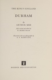 Cover of: Durham. by 