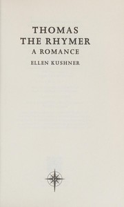 Cover of: Thomas the Rhymer by Ellen Kushner